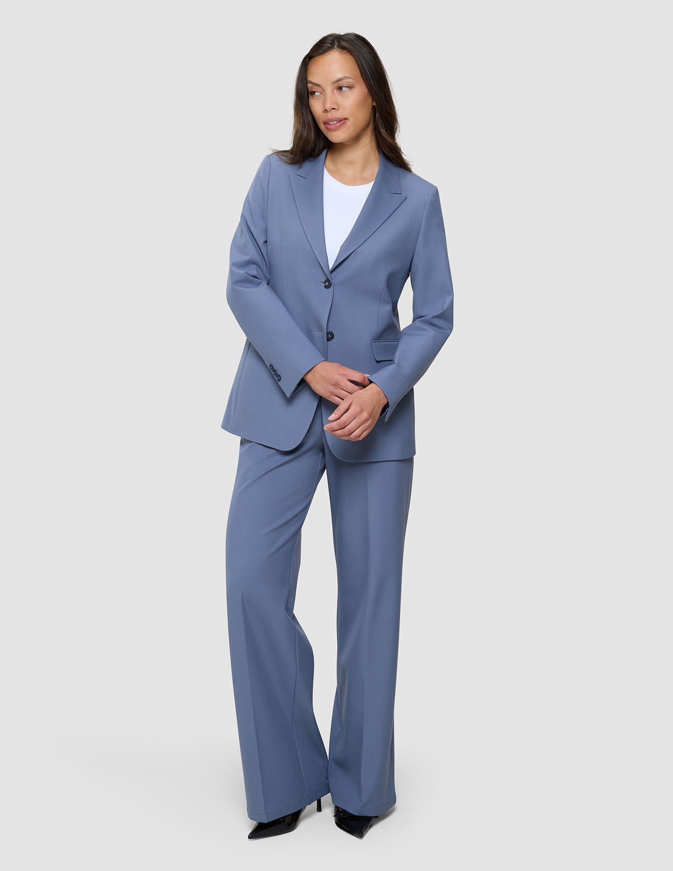 Women's Essential Blazer Frost Blue